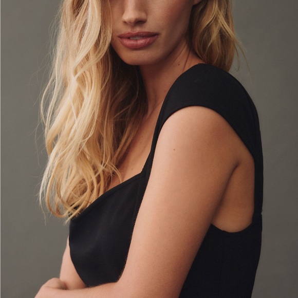 Ladies size large sweetheart Ponte top by Maeve from Anthropologie, new with tag - Picture 3 of 5